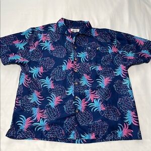 Uzzi Amphibious Gear Pineapple Short Sleeve Button Down